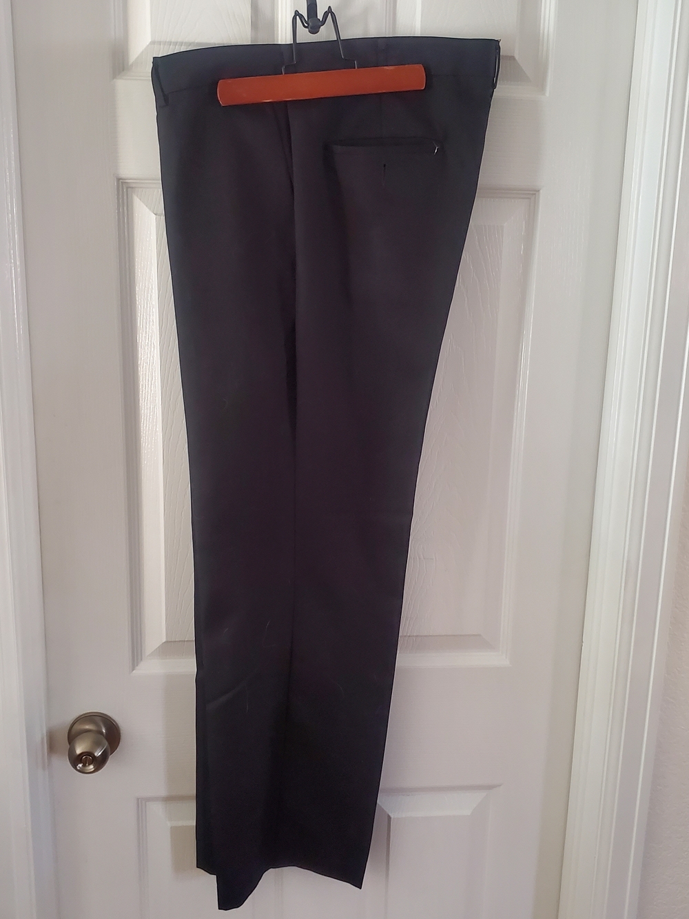 Classic Perry Ellis Portfolio Mens Black Dress Pants